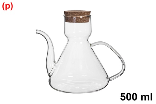 [122506] Bouteille d'huile borosilicatée 500 ml