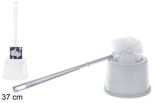 [122531] Round colorful toilet brush holder 37 cm