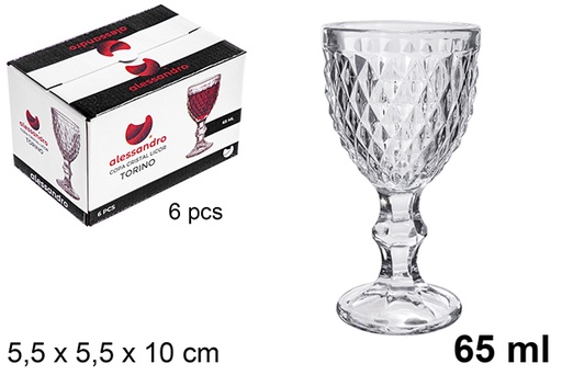 [122547] Copa cristal licor Torino 65 ml