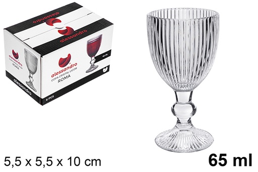 [122548] Copa cristal licor Roma 65 ml