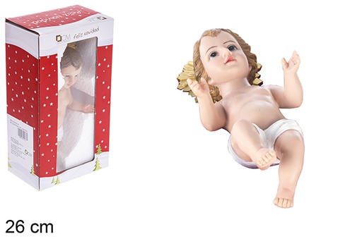 [122626] Gesù Bambino con cuscino 26 cm