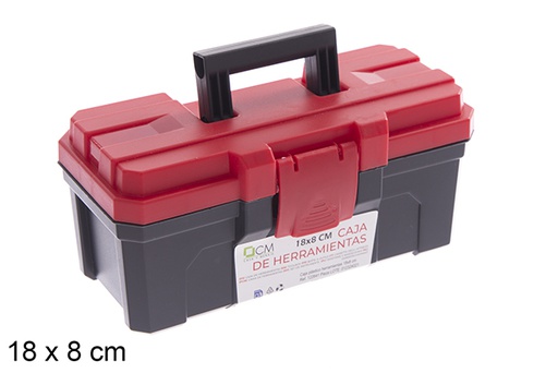 [122641] Plastic tool box 18x8 cm