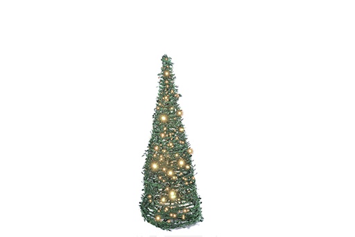 [122662] Foldable Christmas tree with USB LED lights 150 cm