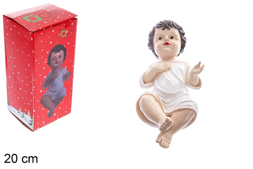 [122666] Gesù bambino in resina 20 cm 