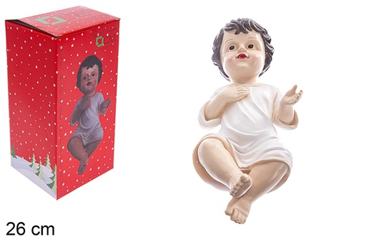 [122667] Menino Jesus em resina 26 cm 