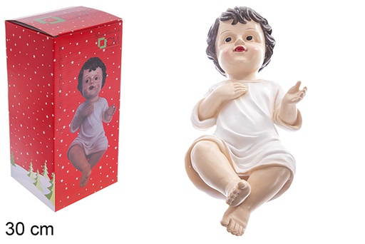 [122668] Gesù bambino in resina 30cm 