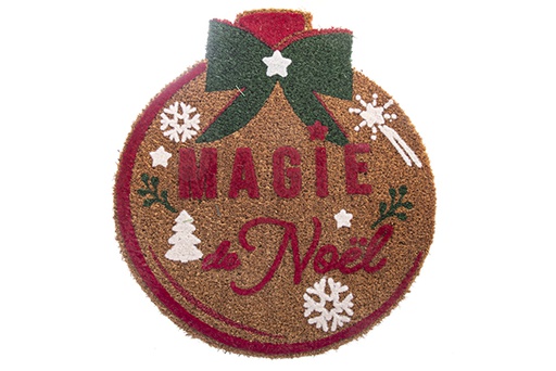 [122697] Christmas ball doormat 45x50cm