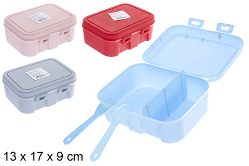 [123145] Jolly plastic lunch box 13x17x9cm