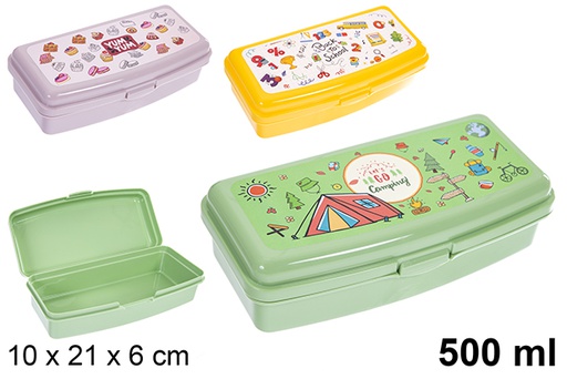 [123151] Plastic lunch box 500ml