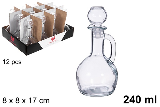 [123174] Huile/huilier en verre 240 ml