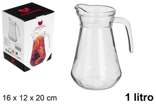 [123223] Jarra de cristal 1 litro