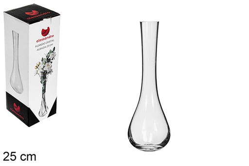[123240] Vaso de vidro Albaida 25 cm