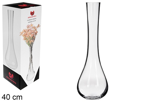 [123242] Vaso de vidro Albaida 40 cm