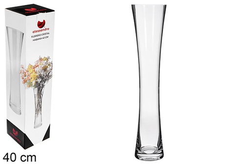 [123246] Vase en verre de La Havane 40 cm