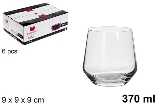 [123275] Verre en cristal King 370 ml