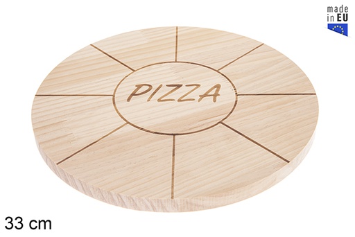 [123287] Wooden Pizza Plate 33cm