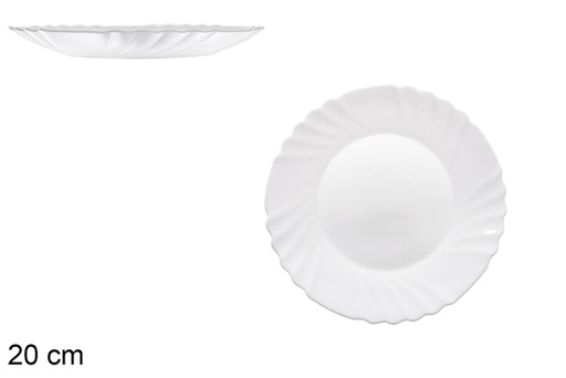 [123311] Piatto da dessert Clariano in opale 20 cm