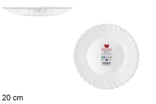 [123311] Plato opal postre Clariano 20 cm
