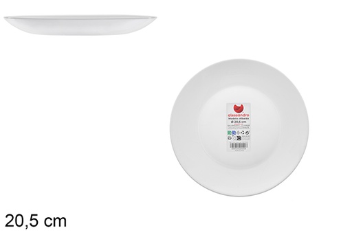 [123314] Plato opal postre Albaida 20.5 cm