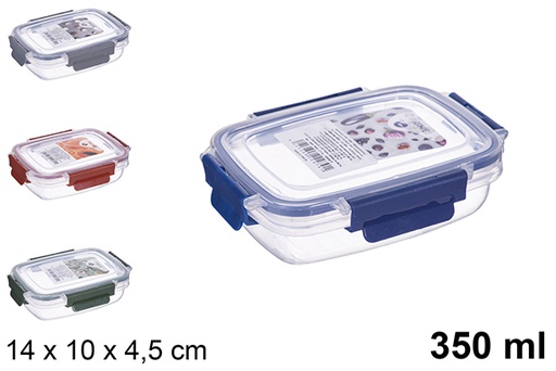 [123461] Caja de almacenamiento tapa roja 350ml