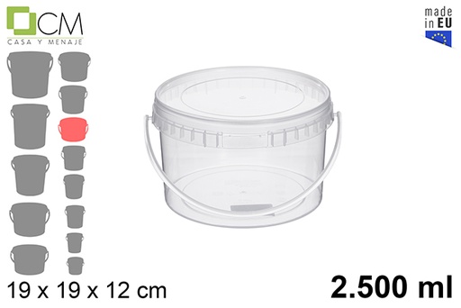 [123549] Envase plastico multiusos 2.500 c.c