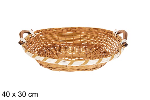 [123645] Cestino ovale per miele Avelia 40x30 cm