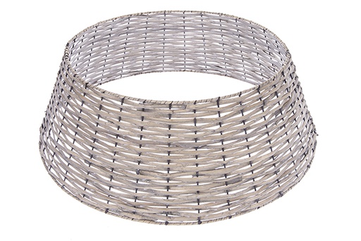 [123674] Detachable wicker base cover for Christmas tree 40/25/60 cm