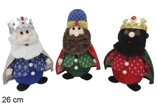 [123791] Reyes magos sentado 26 cm