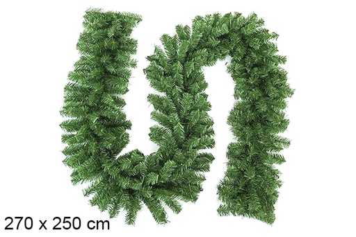 [123811] Ramo decorativo verde para o Natal, 270x250 cm