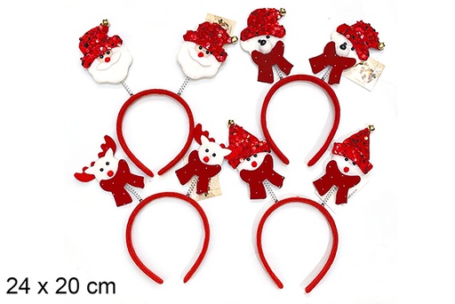 [123828] Assorted Christmas Headbands 24x20 cm