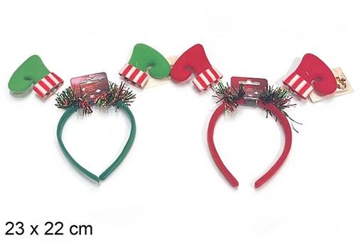 [123833] Diadema Navidad surtidos 23x22 cm