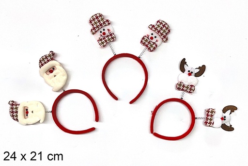 [123835] Assorted Christmas Headbands 24x21 cm