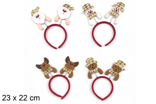 [123842] Bandeaux de Noël assortis 23x22 cm