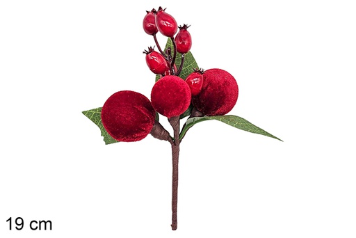 [123843] Ramo vermelho 19 cm