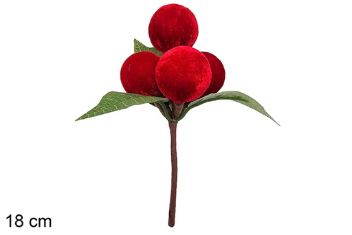 [123845] Ramo rosso 18 cm