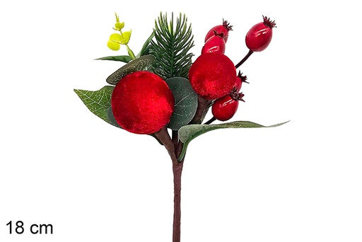 [123850] Rama navidad 18 cm