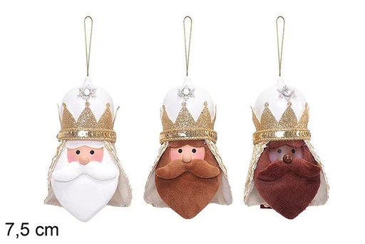 [123851] Assortiment de pendentifs Trois Rois 7,5 cm-2