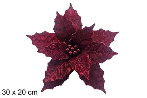[123869] Flor de Natal Vermelha 30x20 cm