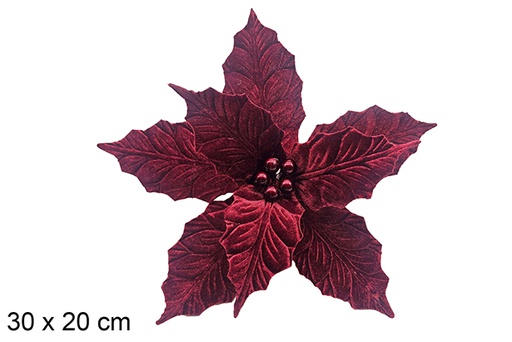 [123870] Flor roja Navidad 30x20 cm