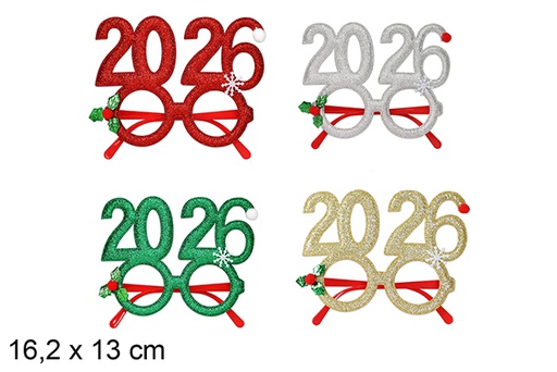 [123879] Christmas 2027 Glasses Assorted 16.2x 13 cm