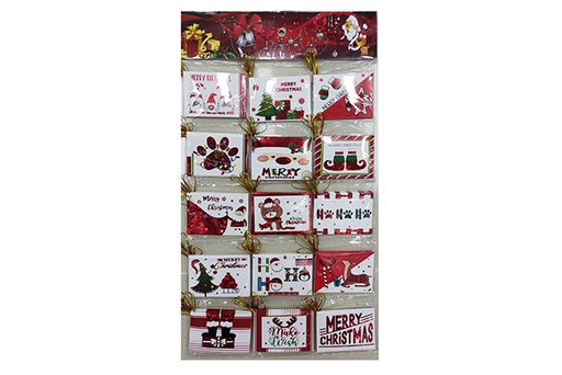 [123884] Pack of 9 assorted Christmas greeting cards