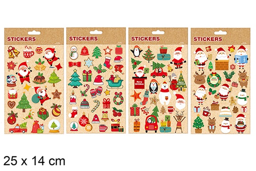 [123901] Pegatinas decoración Navidad 25x14cm-2