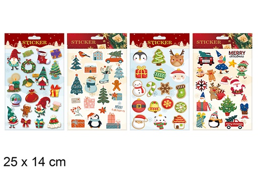 [123903] Christmas decoration stickers 25x14 cm-3