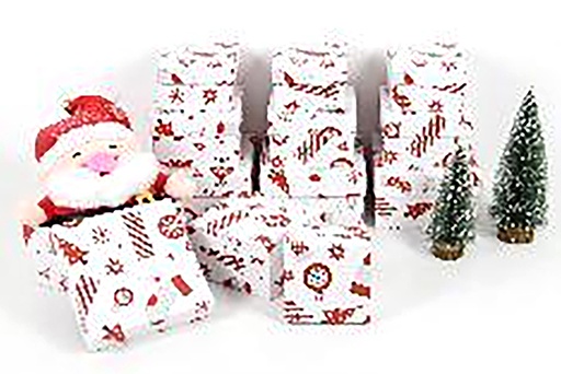 [123983] Pack 3 cajas cartón Navidad decorada 13.5x13.5x8 cm-3