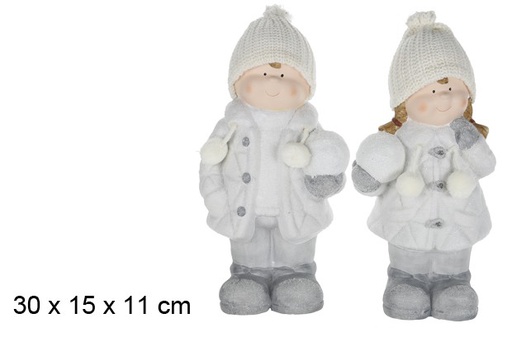 [102099] Christmas figure girl/boy 30 cm