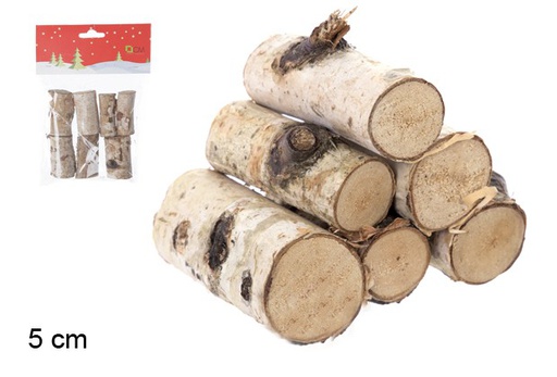 [102244] Natural firewood logs bag 5 cm