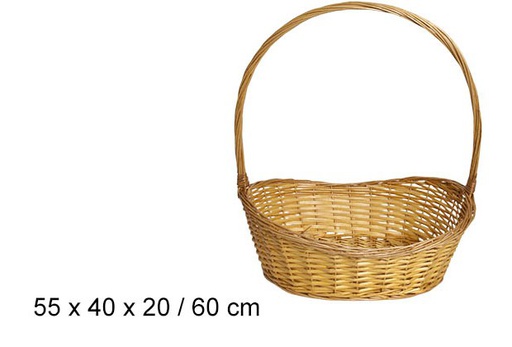 [103255] Cesta mimbre miel 60 cm