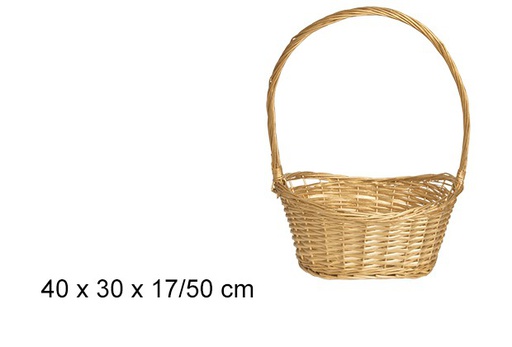 [103259] Cesta mimbre miel 40 cm