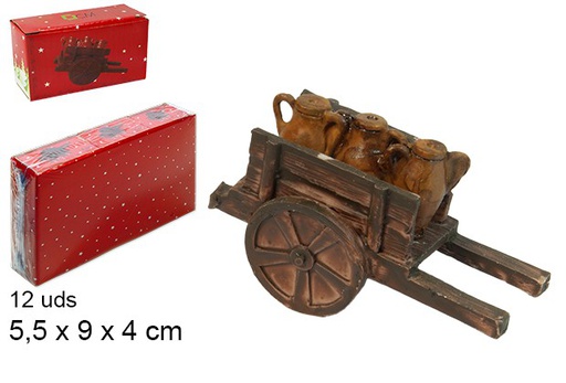 [103362] Resin cart with pitchers 