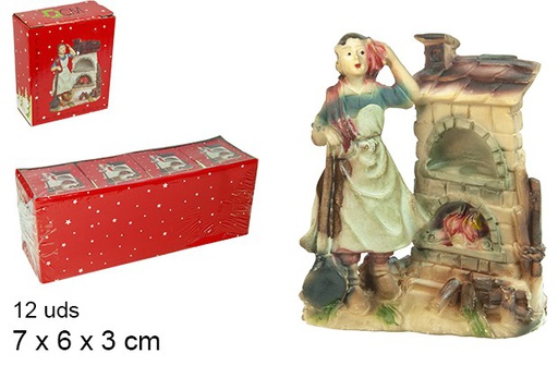 [103418] Pastor padeiro em resina 7 cm 